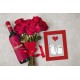 ZU 10692 Cross stitch kit - Valentine's Day card - Dog and cat