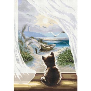 Cross stitch kit - Twisted cats - Coricamo