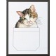 ZS 10381 Kit de ponto cruz - gatinho em um bolso