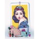 RIO 0090PT Cross Stitch Kit με mouline και τυπωμένο φόντο - Velvet Look