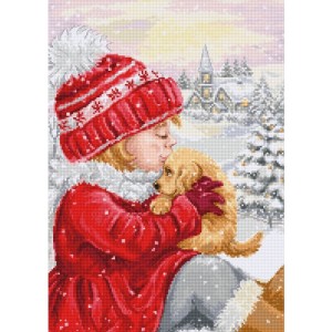 Cross stitch kit - Yin yang paws - Coricamo