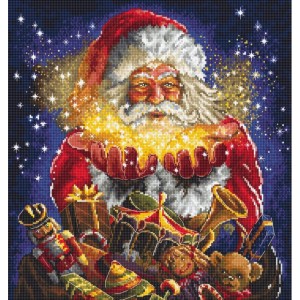 Cross stitch tapestry kit - Mischievous Santa Claus - Coricamo