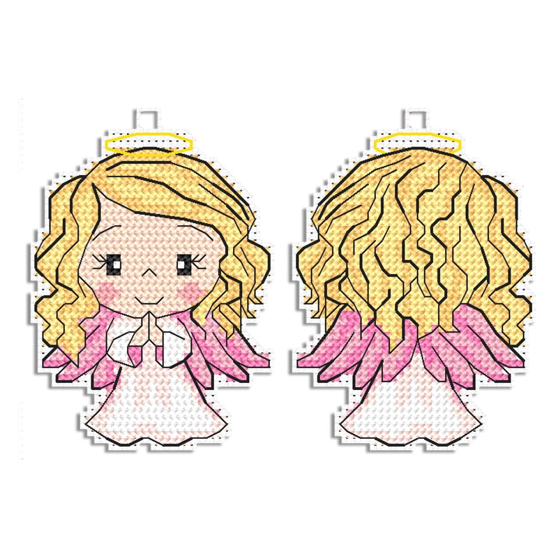 16ct 14CT Canvas Angels and Girls Cute Children Kids Cross Stitch