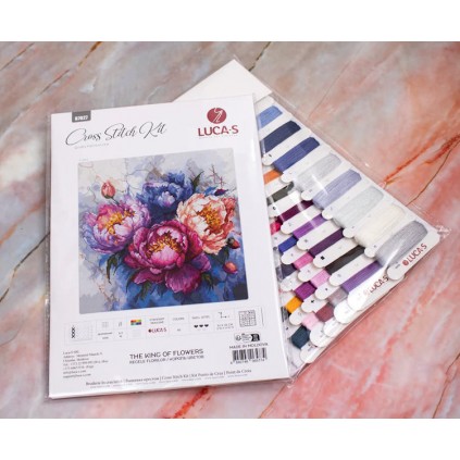 LS B7027 Cross Stitch Kit - Kukkien kuningas