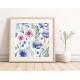 AN 10915 Tapisserie Aïda - Motif répétable - Fleurs I