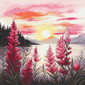 Z 11037 Cross stitch kit - Ruby sunset