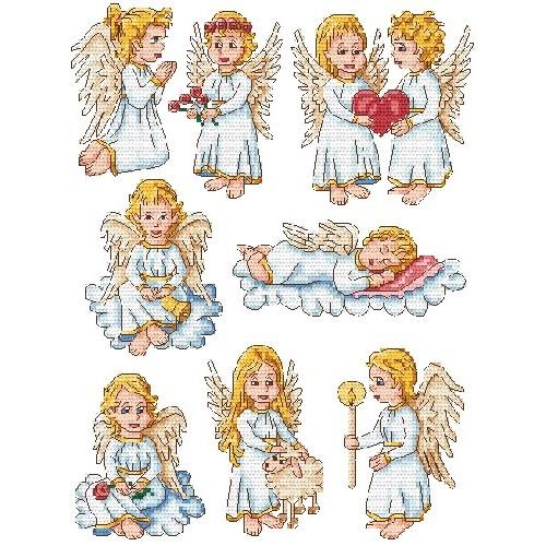 Cross Stitch Pattern Angels Coricamo