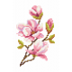 ZI 8470 Kit de point de croix avec mouline et perles - Magnolia