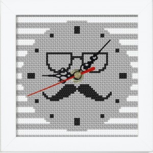 Alarm Clock Cross Stitch Pattern