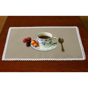 Aida Rustic Natural Linen Napkins & Placemats