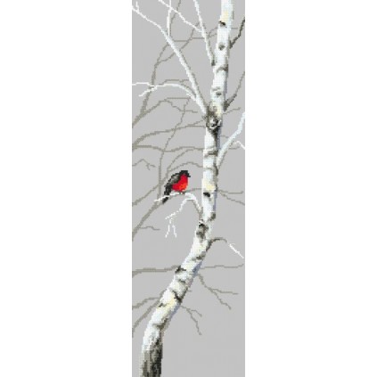 GC 8765 Cross Stitch Mönster på papper - Birches III