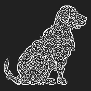 Z 8981 Kit punto croce - Merletto labrador