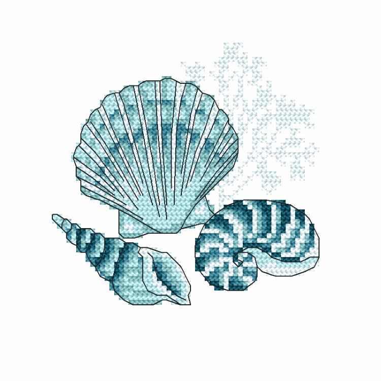 Free Seashell Cross Stitch Patterns