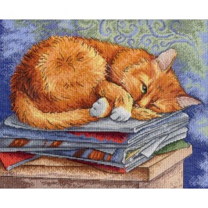 Diamond painting kit - Sleepy cat - Coricamo