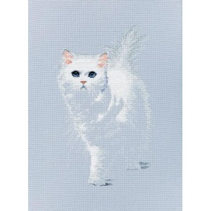 Cross stitch kit - Cat - policeman - Coricamo