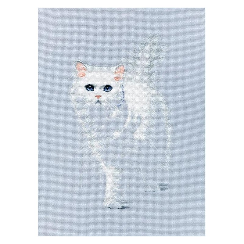 Printed cross stitch pattern - Cat - Coricamo