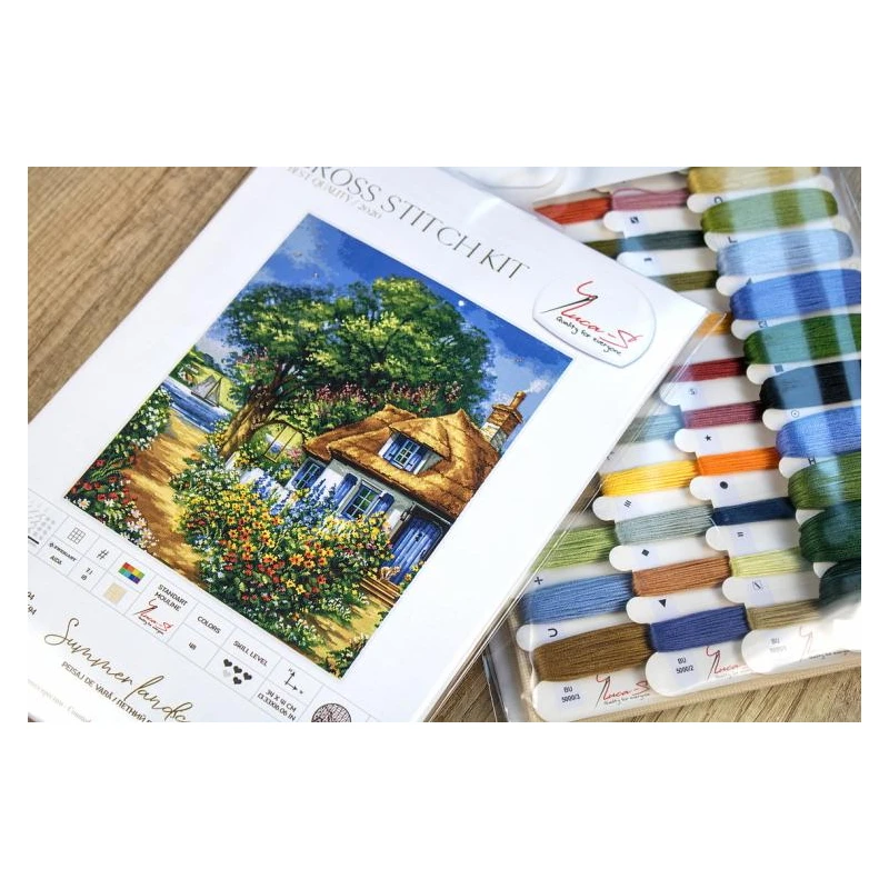 Cross stitch kit - Colourful tree - Coricamo