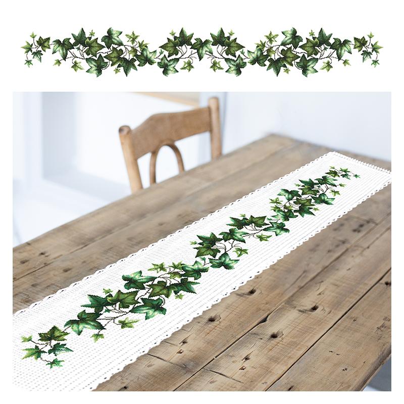 Cross stitch kit - Long table runner with roses